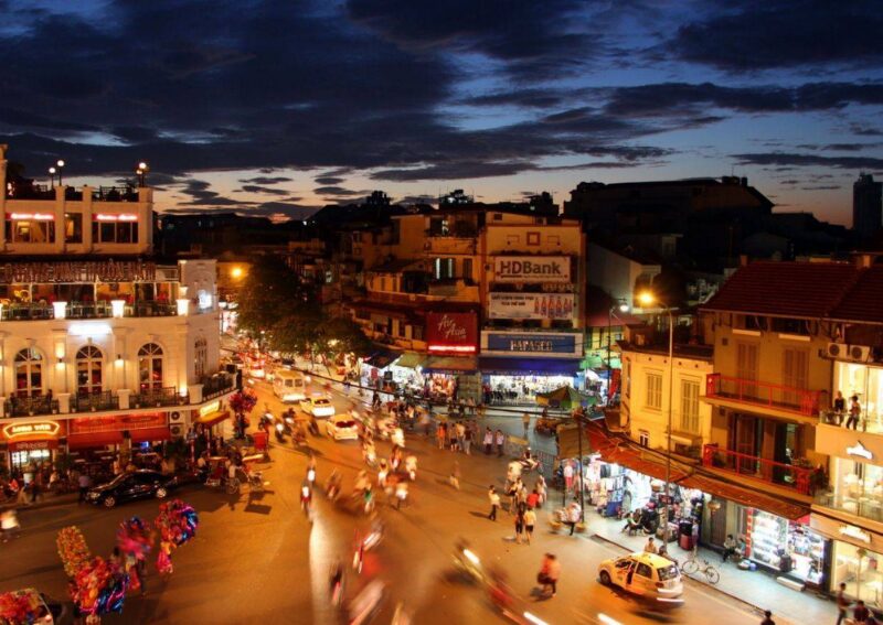 Hanoi Night Market: location