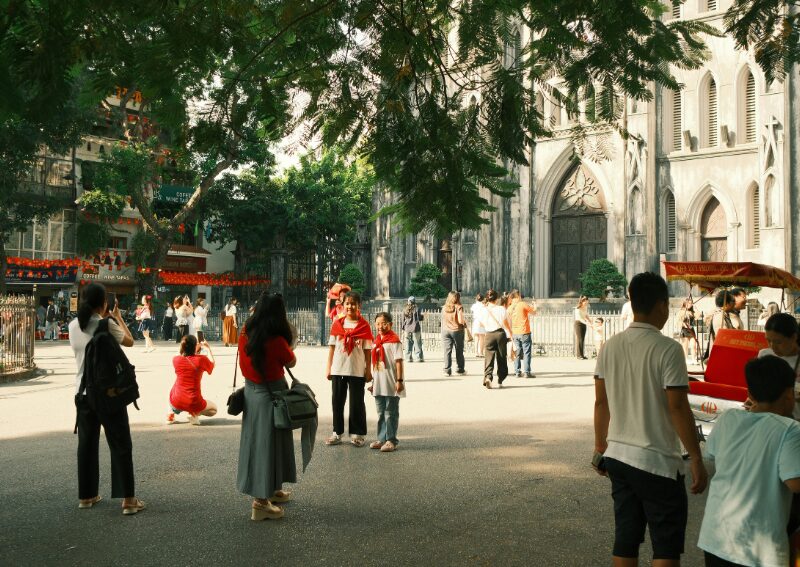 St. Joseph's Cathedral Hanoi: The Square and Surrounding Streets