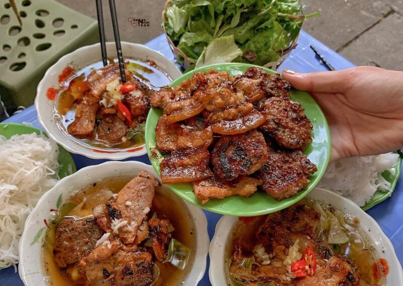 The Origins of Bun Cha - Hanoi Grill Pork Noodles