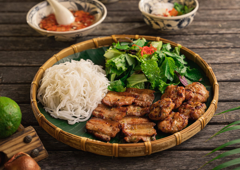 Grilled Pork with Vermicelli (Bún Chả) - Michelin Guide Hanoi
