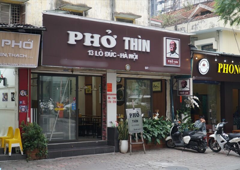 BEST Phở shop in Hanoi - Pho Thin Lo Duc