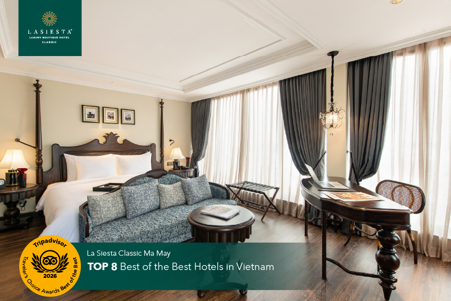 La Siesta Classic Ma May Named Top 8 Best Hotels in Vietnam - Top hotels in Vietnam