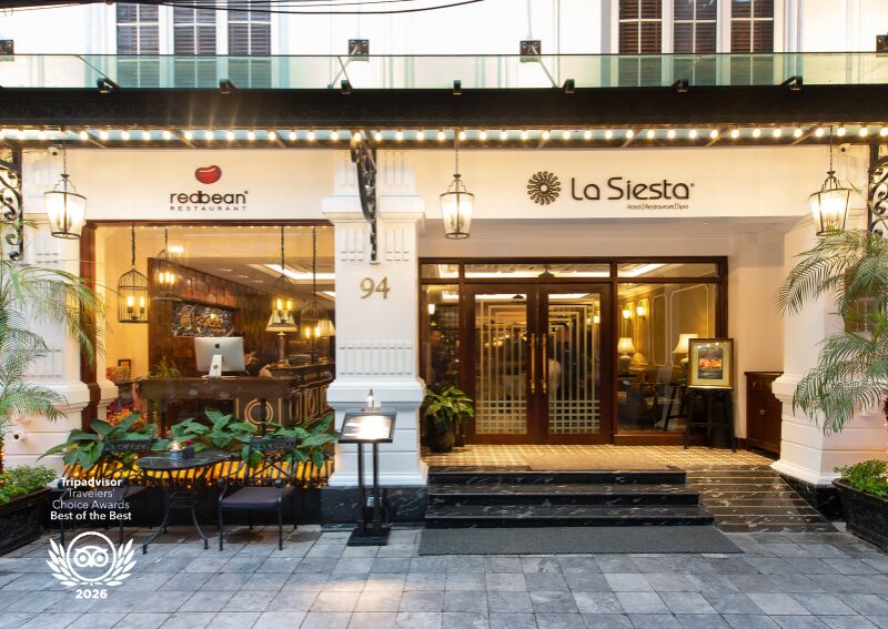 La Siesta Classic Ma May Named Top 8 Best Hotels in Vietnam - Tripadvisor Travelers' Choice Awards Best of the Best 2026