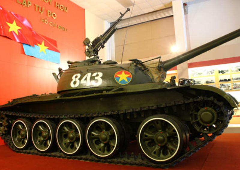 Independence Palace -Tank 843 and Tank 390