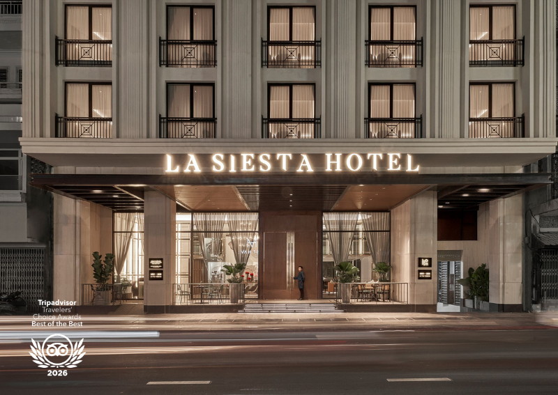 La Siesta Premium Saigon Named Top 9 Best Hotels in Vietnam at Tripadvisor Travelers' Choice Awards Best of the Best 2026
