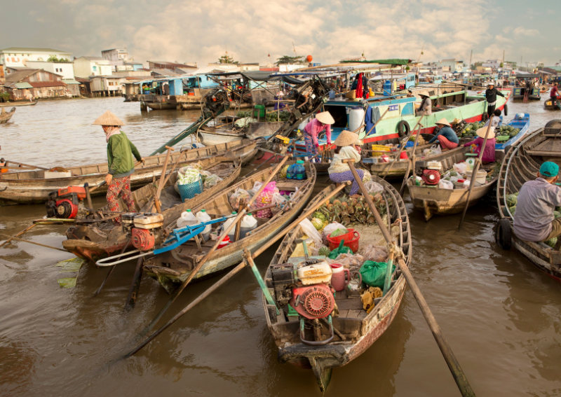 Places to Visit in Can Tho - Cai Rang Floating Market