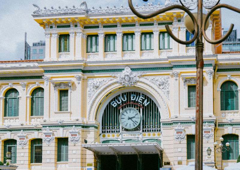 Saigon Central Post Office Facade