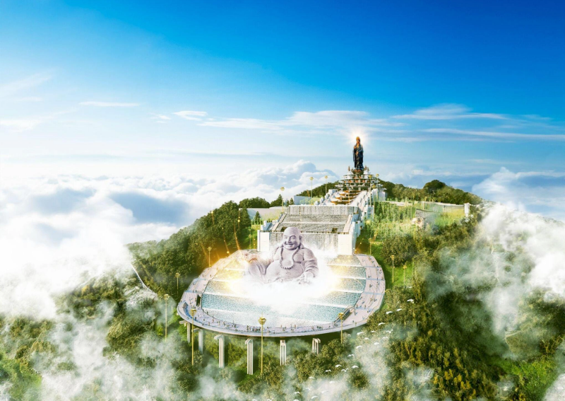 Chua Ba and the Pagoda Complex - Ba Den Mountain Vietnam - day trips from Ho Chi Minh city